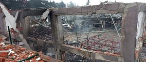 Bei einer Explosion in einer Munitionsfabrik in der westtürkischen Provinz Balikesir sind mindestens elf Menschen getötet worden.