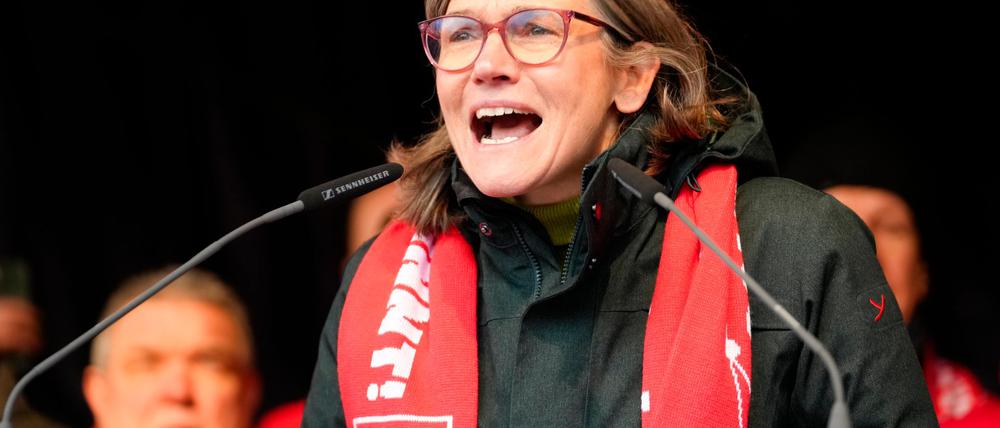 IG-Metall-Chefin Christiane Benner verlangt eine europäische Industriepolitik. (Archivbild)