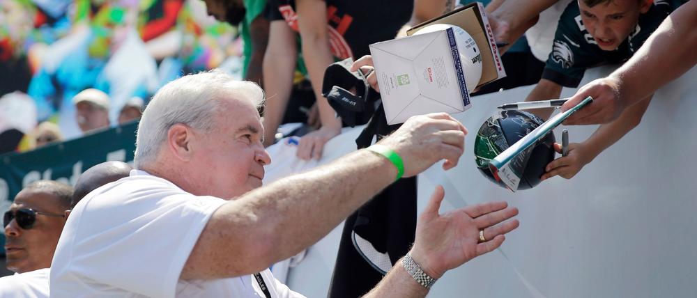 Bill Bergey war vor allem bei Fans der Philadelphia Eagles populär.