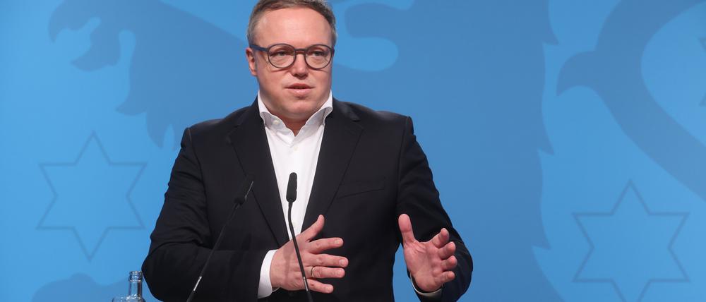 Thüringens neuer Regierungschef Mario Voigt (CDU) ist zugleich Vorsitzender der Ost-Ministerpräsidentenkonferenz.