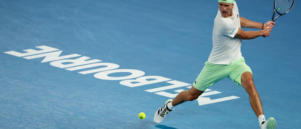 Will bei den Australian Open um seinen ersten Grand-Slam-Turniersieg kämpfen: Alexander Zverev.