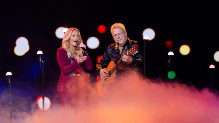 Sängerin Helene Fischer und Sänger Reinhard Mey.