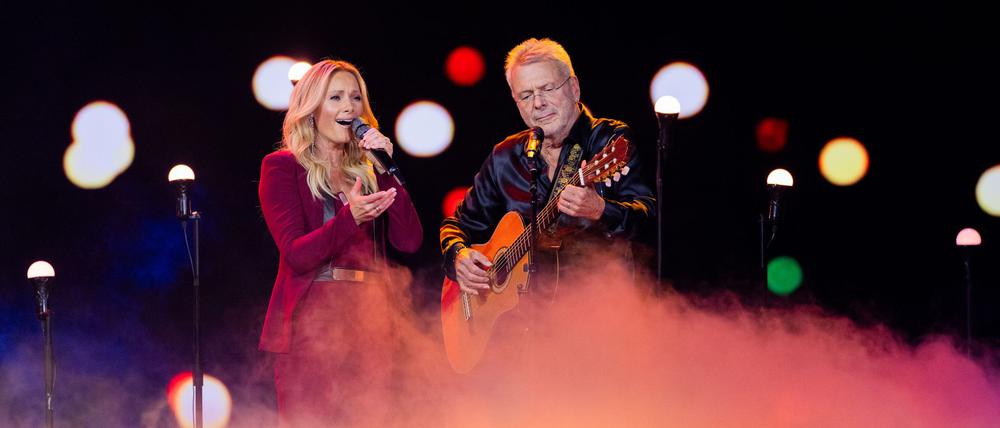 Sängerin Helene Fischer und Sänger Reinhard Mey.