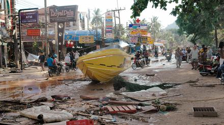 Phuket in Thailand nach dem Tsunami
