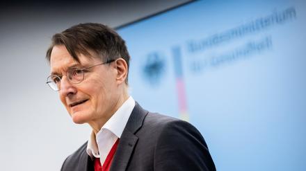 Karl Lauterbach (SPD), Bundesminister für Gesundheit.