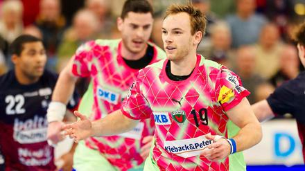 Mathias Gidsel war gegen Gummersbach bester Schütze der Füchse.