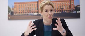 Fand das 29-Euro-Ticket trotz aller Kritik immer schon eine gute Idee: Wirtschaftssenatorin Franziska Giffey (SPD). 