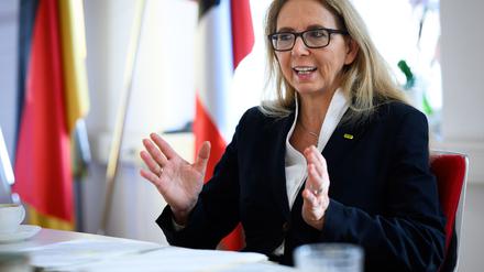 Berlins Polizeipräsidentin Barbara Slowik Meisel im Interview. 