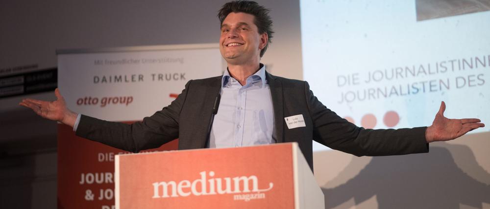 Lutz van der Horst: In den Neunzigern habe er sich eine Handynummer geben lassen, die sich jeder merken könne. (Archivfoto)