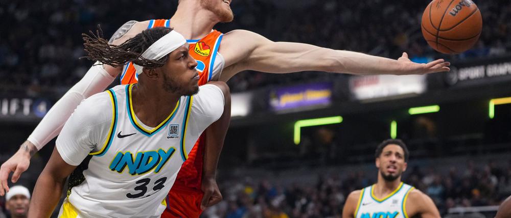 Die Thunder um Isaiah Hartenstein bauen gegen Indiana ihre Siegesserie aus.