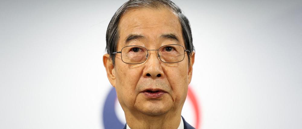 Interimspräsident Han Duck-soo wurde abgesetzt. 