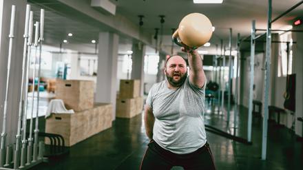 Training mit dem Kettleball – Sport ist gesund, macht aber nicht unbedingt schlank.