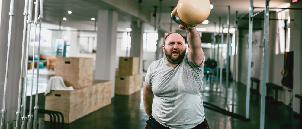 Training mit dem Kettleball – Sport ist gesund, macht aber nicht unbedingt schlank.