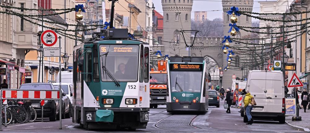 Ort des Geschehens: die Friedrich-Ebert-Straße in der Potsdamer Innenstadt. 