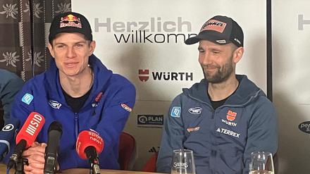 Andreas Wellinger und Pius Paschke sind optimistisch.