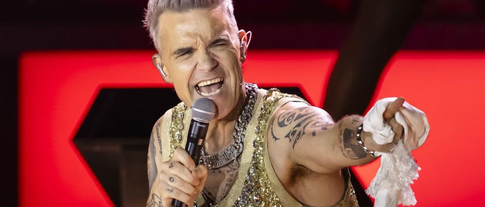 Auch Popstar Robbie Williams kommt nach Deutschland. (Archivbild)