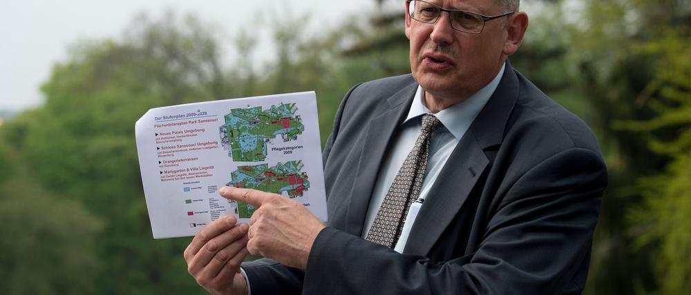 Der Gartendirektor der Stiftung Preußische Schlösser und Gärten Berlin-Brandenburg beendet zum Jahresende seine Tätigkeit. (Archivbild)
