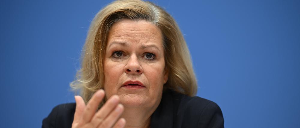 Nancy Faeser (SPD), Bundesministerin für Inneres und Heimat