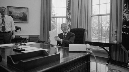 Jimmy Carter wurde im Oktober 100 Jahre alt. Nun ist er gestorben.