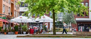 Der Rathausmarkt in Kleinmachnow