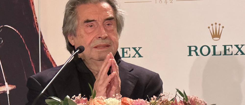 Der Italiener Riccardo Muti wird zum siebten Mail das Neujahrskonzert aus Wien dirigieren. (Archivfoto)