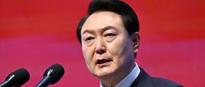 Entmachtet und von den Behörden gesucht: Yoon Suk Yeol.