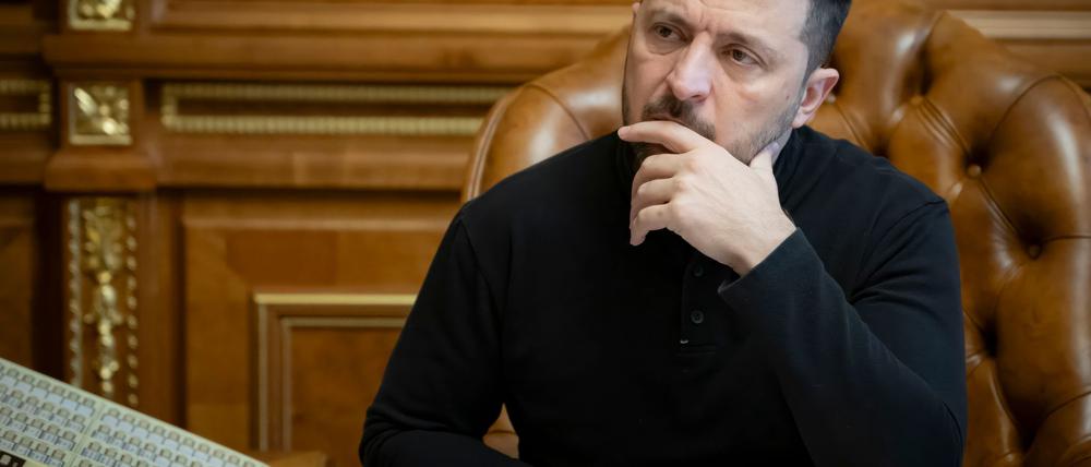 Selenskyj blickt auf 2024 zurück. (Archivbild)