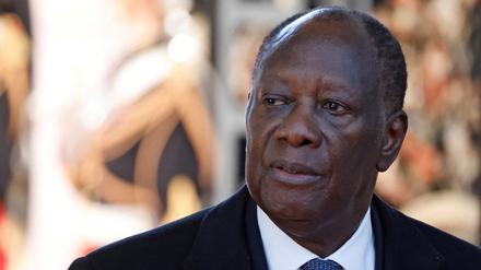 Der Präsident der Elfenbeinküste: Alassane Ouattara.
