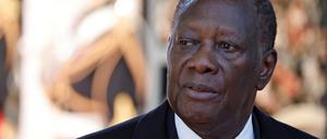 Der Präsident der Elfenbeinküste: Alassane Ouattara.