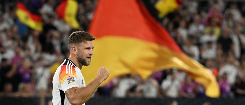 Niclas Füllkrug will 2025 nach längerer Verletzung wieder Tore im Nationaltrikot bejubeln, so wie zuletzt im vergangenen September gegen Ungarn.