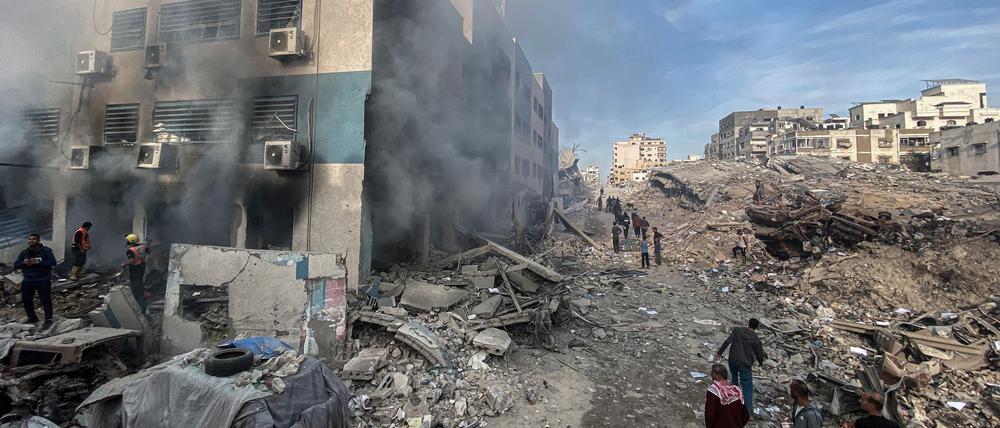Rund 45 Luftangriffe am Tag bringen dem Gazastreifen Tod und Verwüstung. (Archivbild)