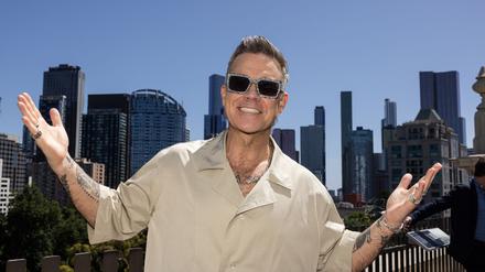 Der Superstar ist gerade in Australien auf Promo-Tour für sein Biopic „Better Man“. 