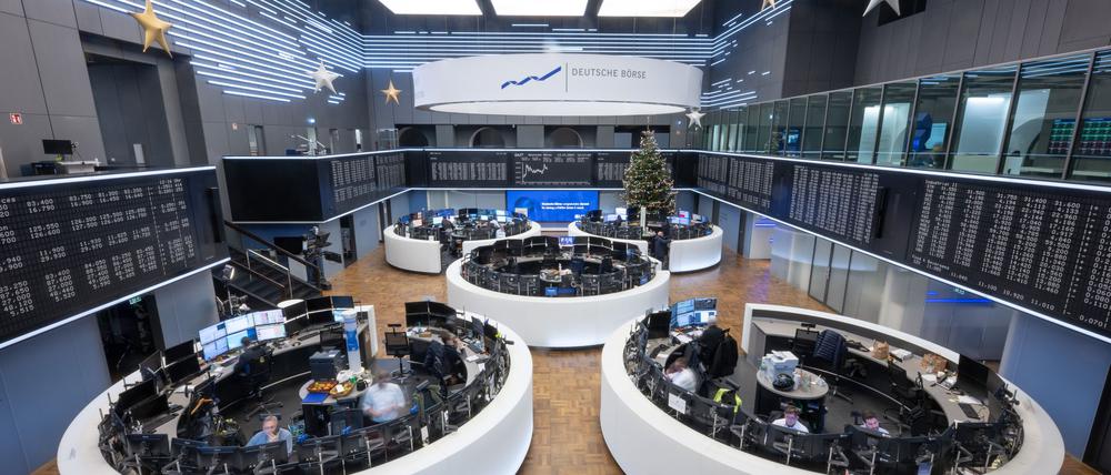 Frankfurter Börse: Unter den 100 wertvollsten Börsenkonzernen der Welt sind nur drei deutsche (Archivbild).