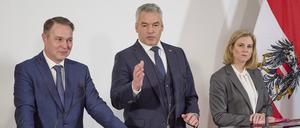 Die Koalitionsverhandlungen zwischen ÖVP, SPÖ und der liberalen Neo-Partei sollen gescheitert sein. 