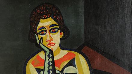 Josef Scharl malte die „Dame im Sessel“ im Jahr 1949.