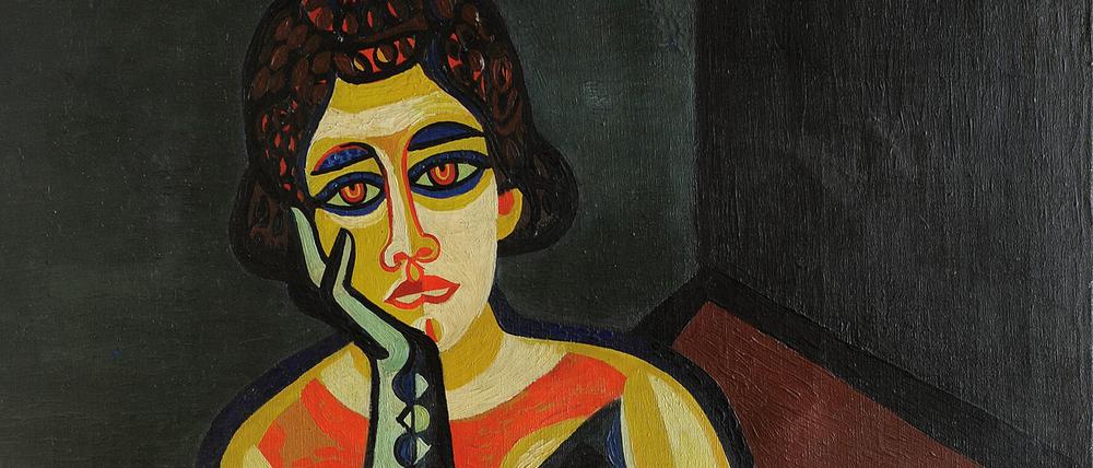 Josef Scharl malte die „Dame im Sessel“ im Jahr 1949.