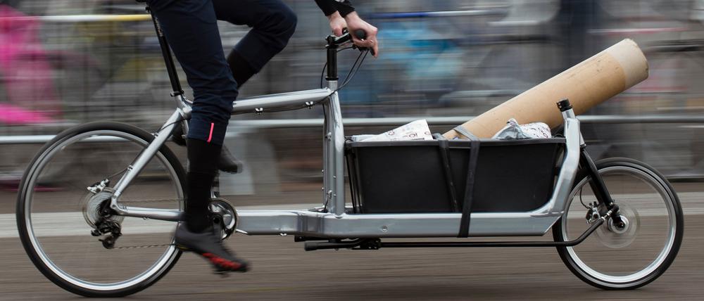 Besonders Gewerbetreibende nutzten die Förderung zum Kauf von Lastenfahrrädern am Anfang.