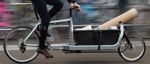 Besonders Gewerbetreibende nutzten die Förderung zum Kauf von Lastenfahrrädern am Anfang.