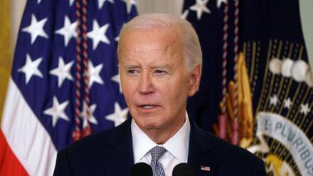 Der noch amtierende US-Präsident Joe Biden in Washington DC. 