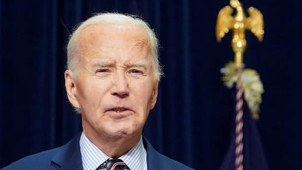 Joe Biden am 1. Januar in Camp David, Maryland. 