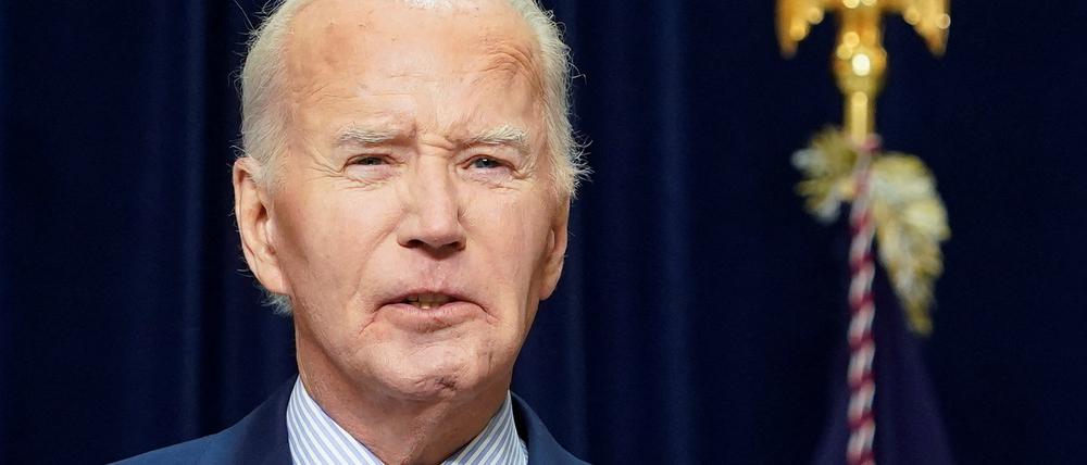 Joe Biden am 1. Januar in Camp David, Maryland.
