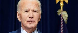 Joe Biden am 1. Januar in Camp David, Maryland. 
