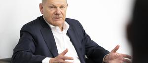 Der deutsche Kanzler: Olaf Scholz (SPD).