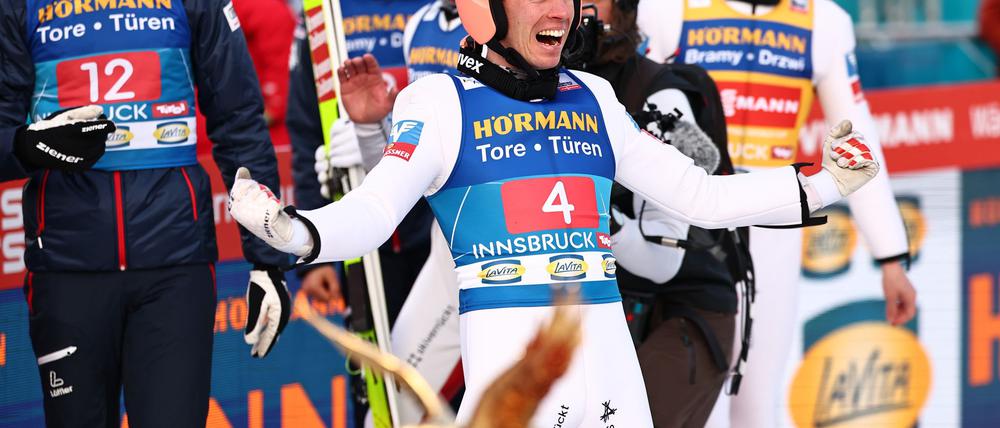 Geht als Spitzenreiter ins Tournee-Finale: Stefan Kraft.