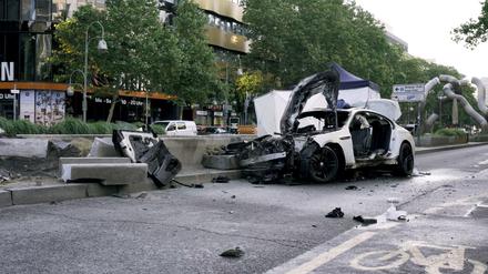 Bei einem Raser-Unfall auf der Tauentzienstraße ist im Mai 2024 eine Frau gestorben. (Archivbild) 