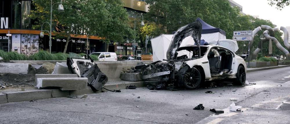 Bei einem Raser-Unfall auf der Tauentzienstraße ist im Mai 2024 eine Frau gestorben. (Archivbild) 