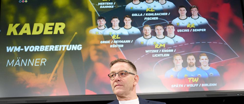 Hält am WM-Ziel der deutschen Handballer fest: Bundestrainer Alfred Gislason.