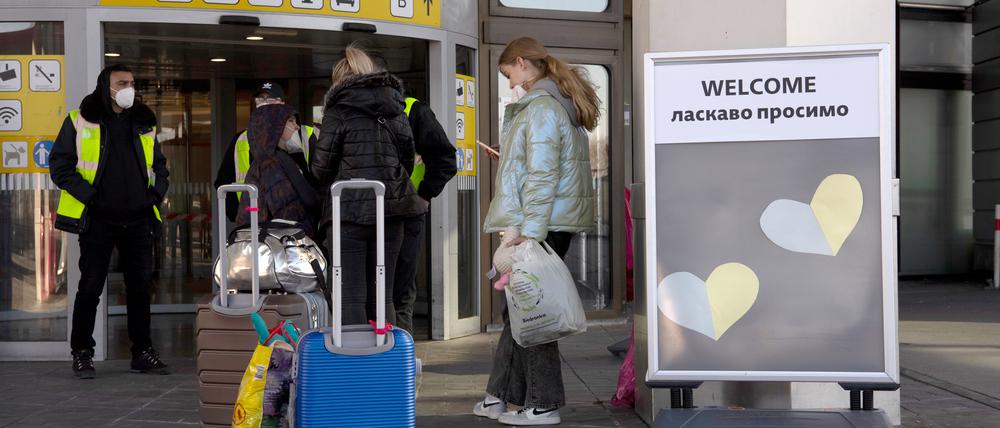 In Berlin stieg die Zahl ukrainischer Geflüchteter zuletzt wieder.