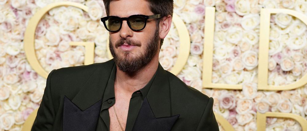 Hollywoodstar Andrew Garfield kann manchmal bekannten Kollegen nicht in die Augen sehen. (Foto aktuell)