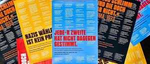 Die Anti-AfD-Plakate sind eine Aktion von Studierenden der FH Potsdam